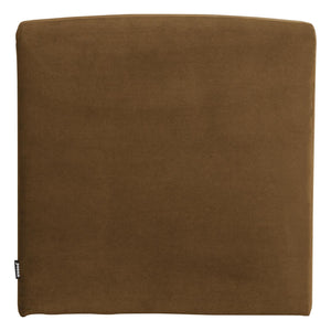 WOOOD Mojo Base eetkamerbank 84 cm met rugleuning velvet Honinggeel