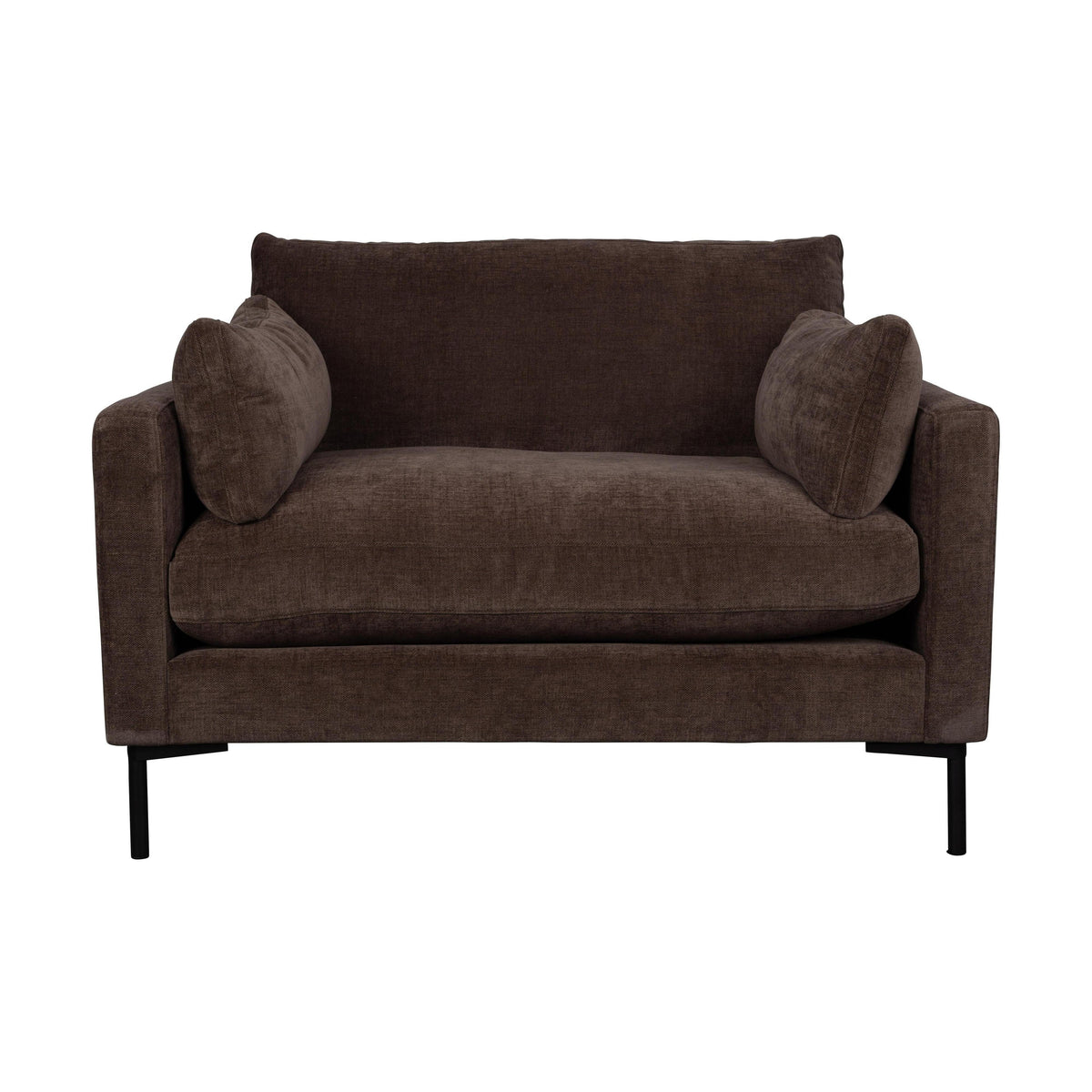 Zuiver Summer fauteuil Donkerbruin