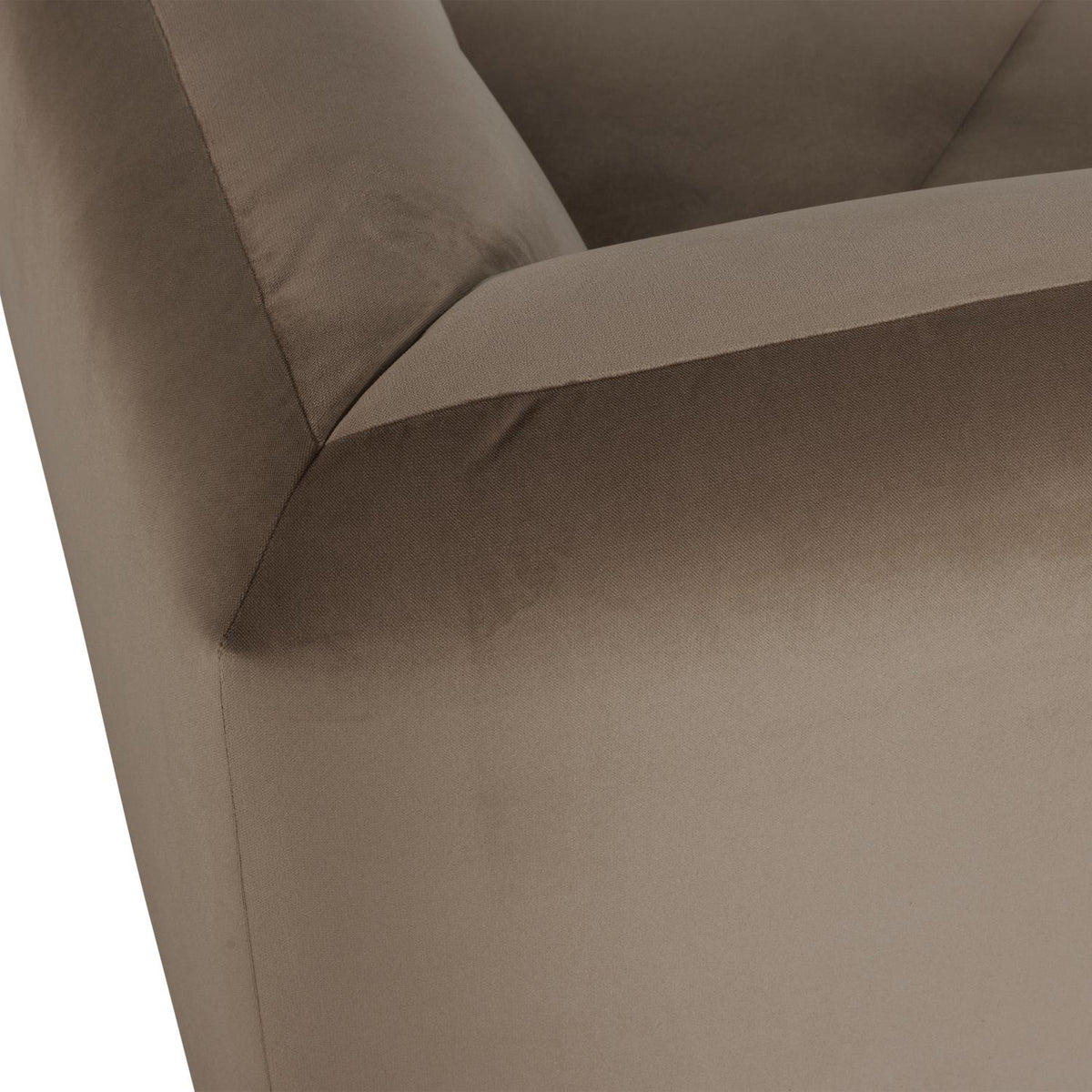 WOOOD Mojo bank hoekelement recht velvet Taupe