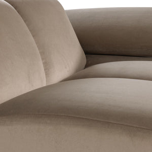 WOOOD Mojo 1-zits bank arm rechts velvet Khaki