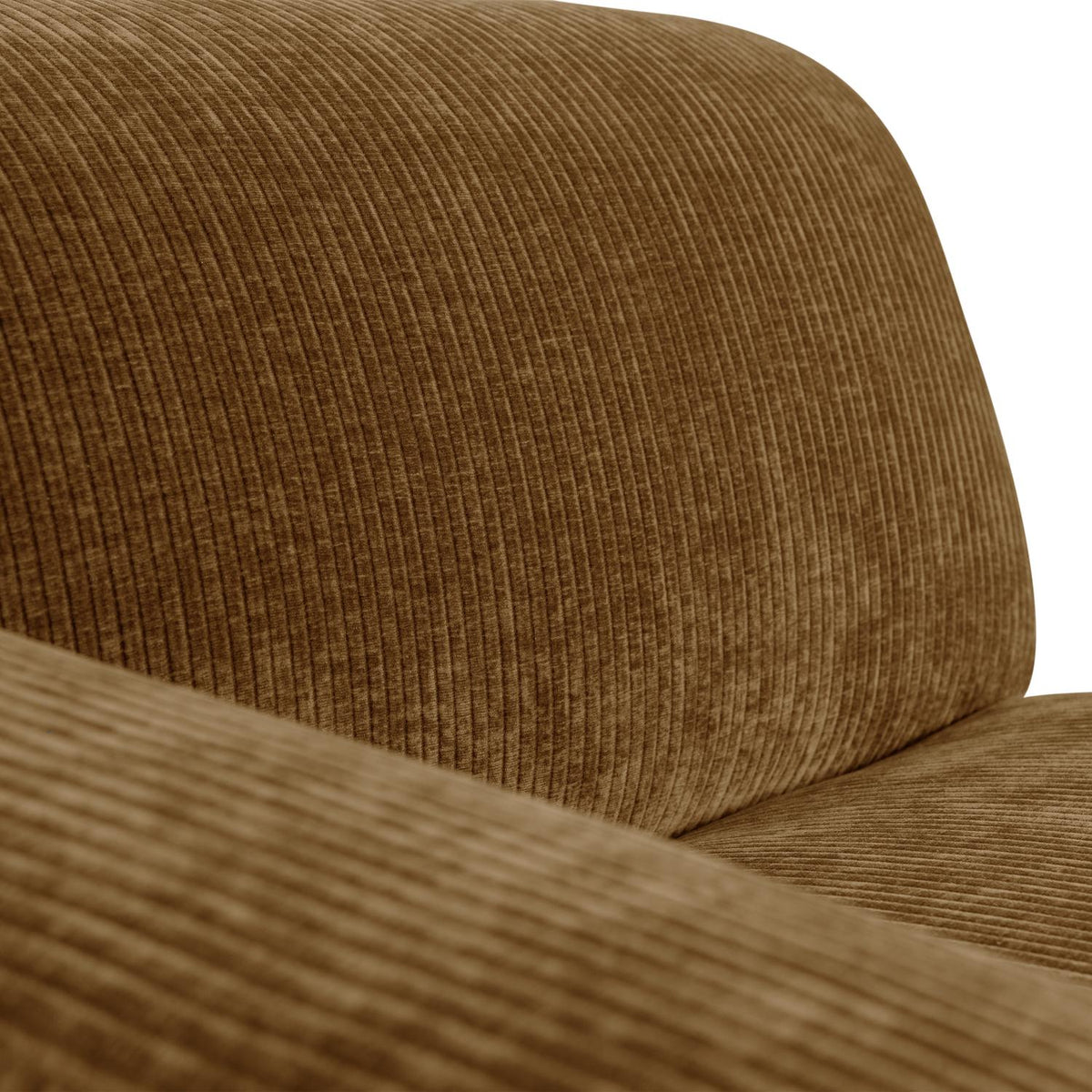 WOOOD Mojo Base chaise longue bank arm links rib Honinggeel