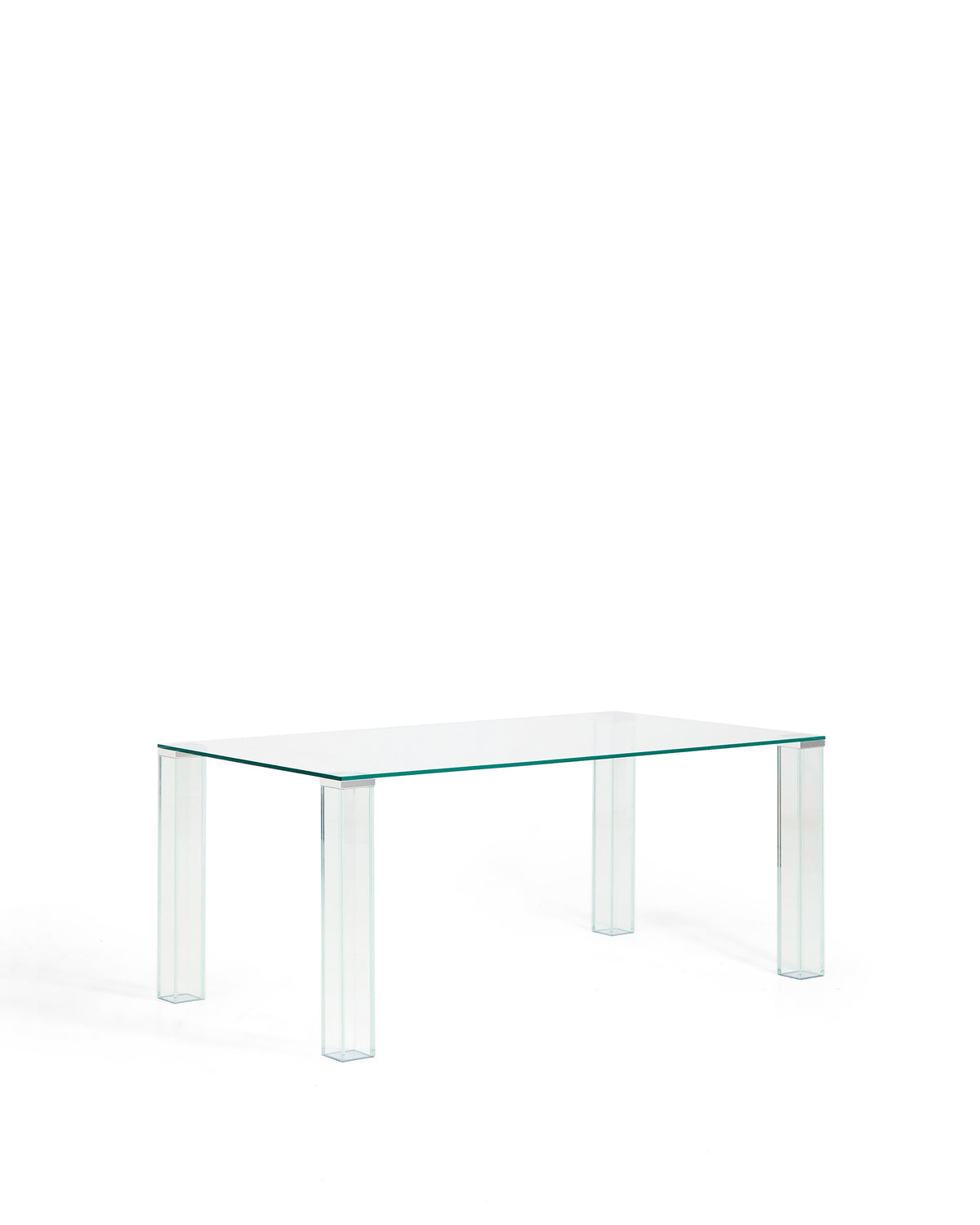 Kave Home Adularia eettafel 165x90 Transparant