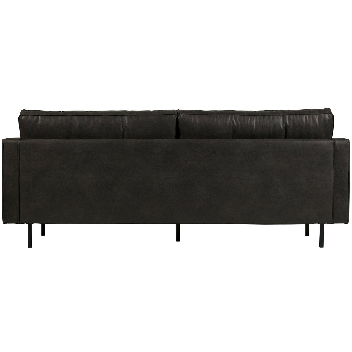 WOOOD Rodeo Classic 2,5-zits bank eco-leer Zwart