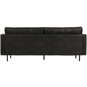 WOOOD Rodeo Classic 2,5-zits bank eco-leer Zwart