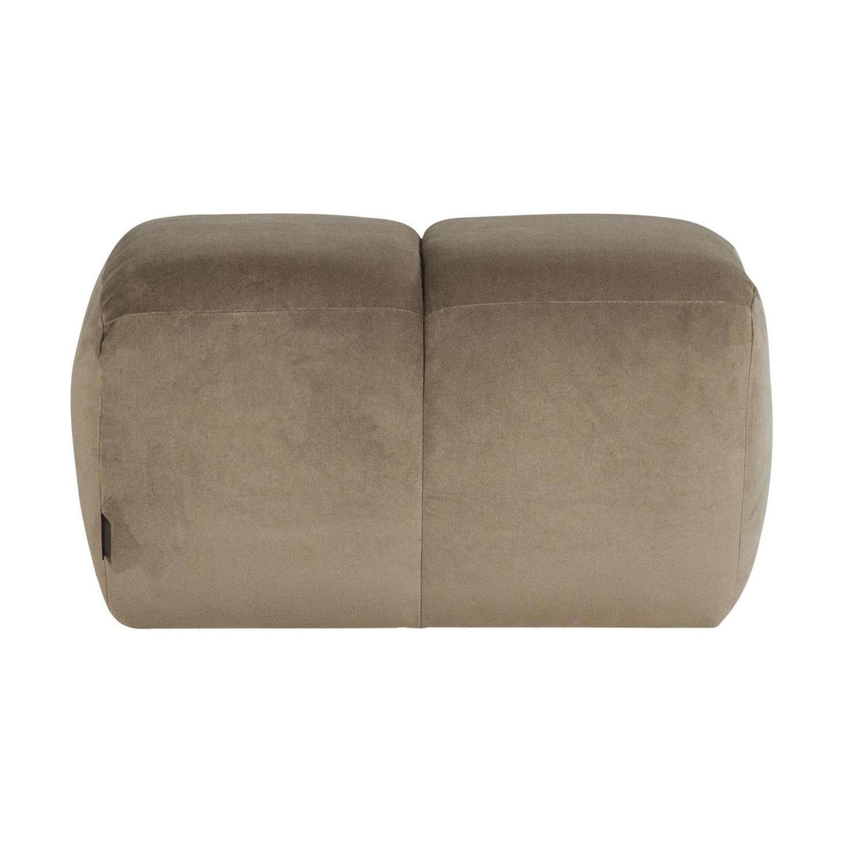 WOOOD Mojo poef velvet Khaki