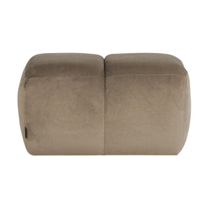 WOOOD Mojo poef velvet Khaki