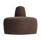 WOOOD Mojo Base eetbank hoek rond rugleuning velvet Bruin