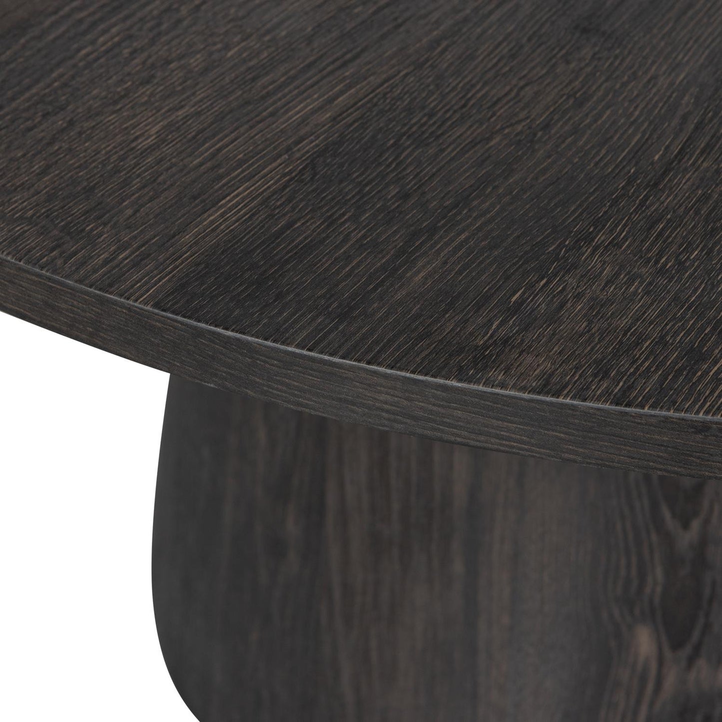 WOOOD Maan salontafel Ø60 cm Donkerbruin