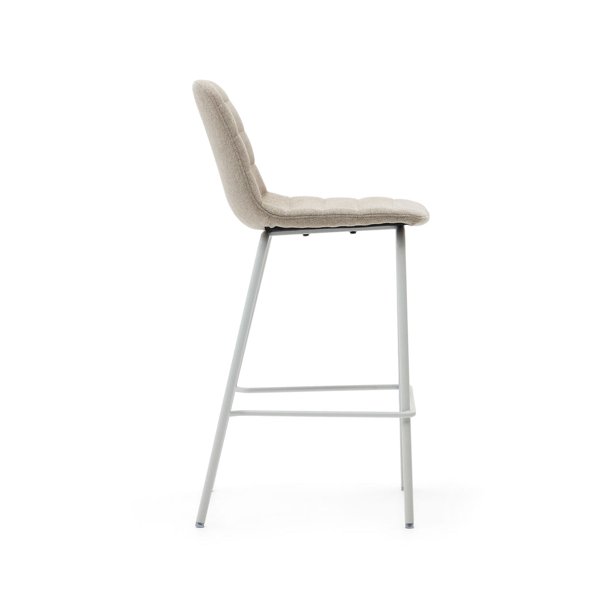 Kave Home Zunilda barkruk H65 chenille Beige