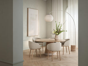 Bolia Join eetkamerstoel Adria Dark Beige donker geolied eiken