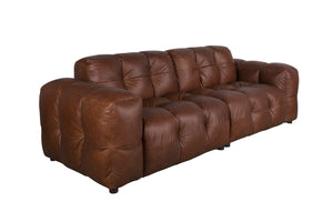 Dutchbone Hackman Seater bank Brown