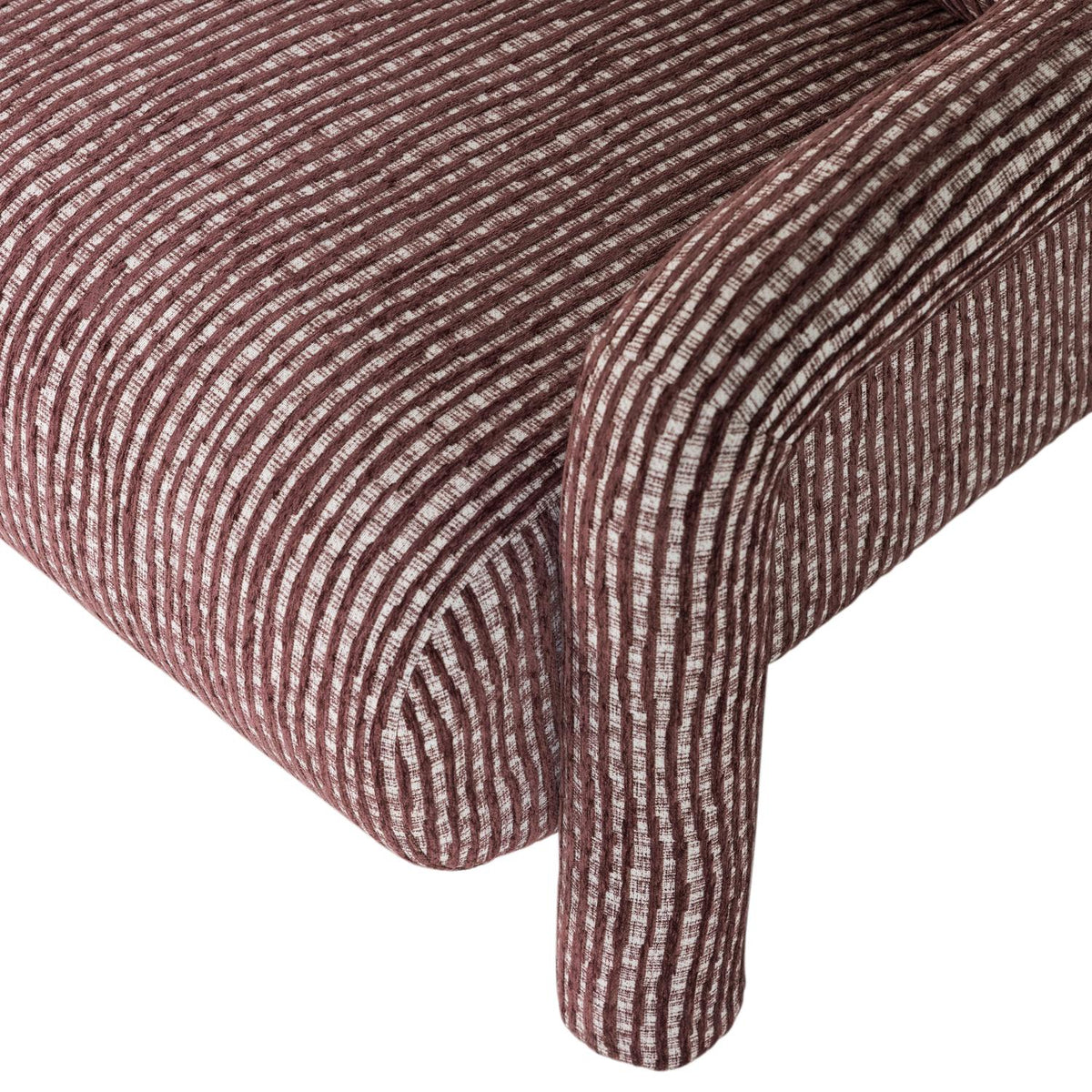 WOOOD Lenny fauteuil dessin Bordeauxrood