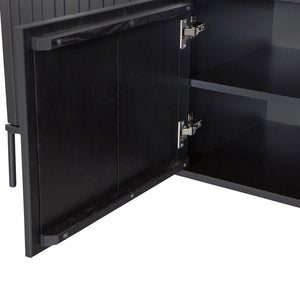 WOOOD New Gravure tv-meubel Zwart