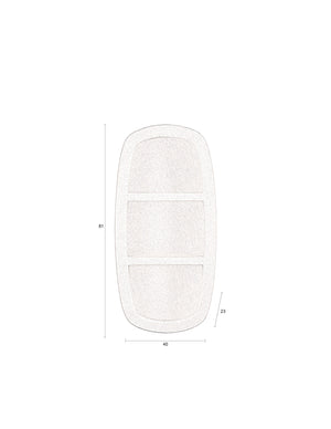 Dutchbone Veda wandkast 2 planken Beige