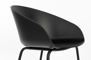 Zuiver Void eetkamerstoel Black