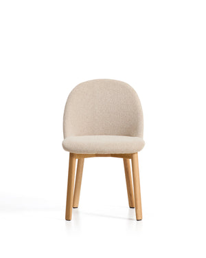 Kave Home Meila eetkamerstoel chenille Beige