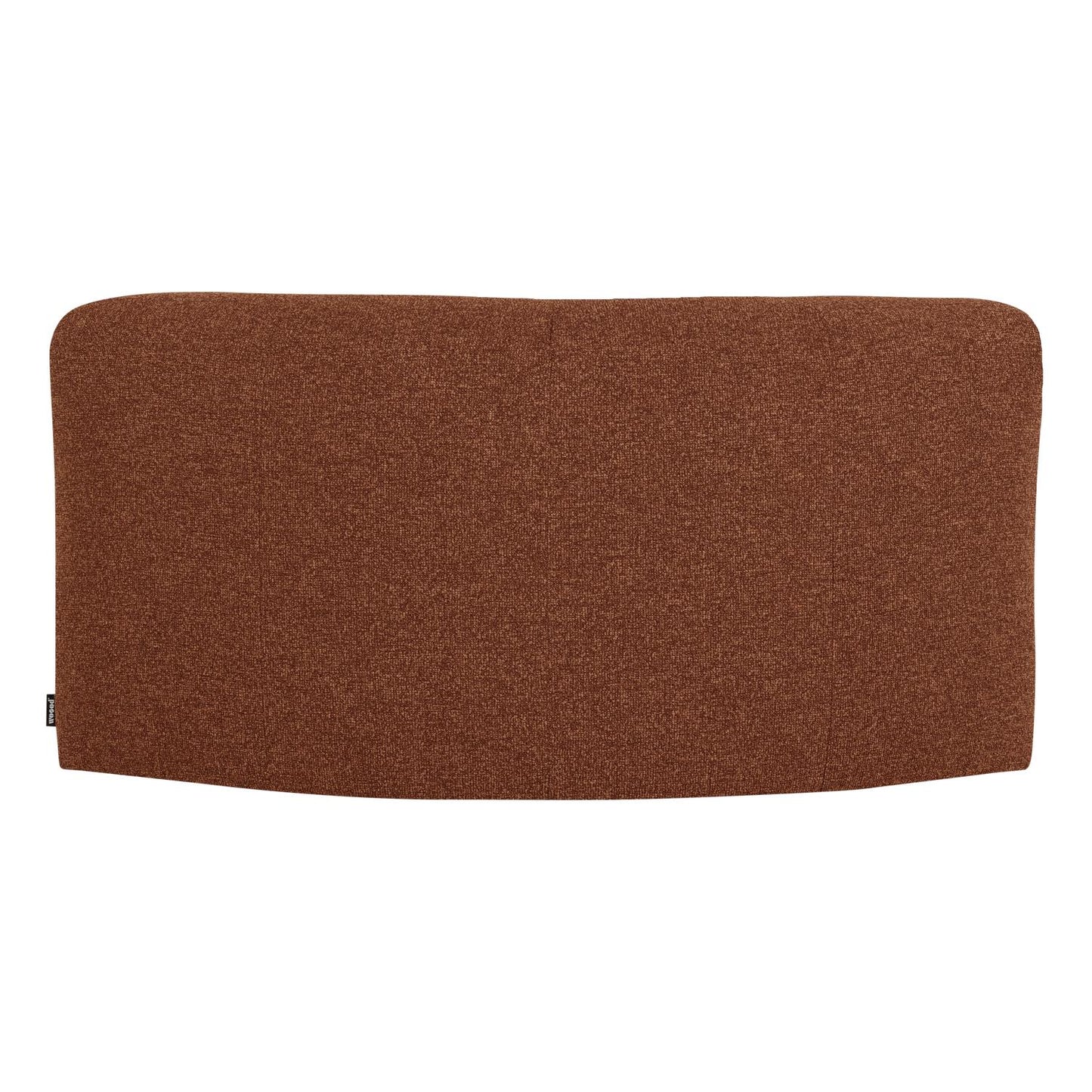 WOOOD Mojo Base bank hoekelement rond bouclé Roestbruin Melange