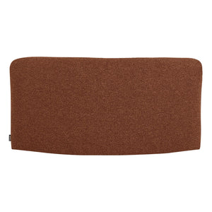 WOOOD Mojo Base bank hoekelement rond bouclé Roestbruin Melange