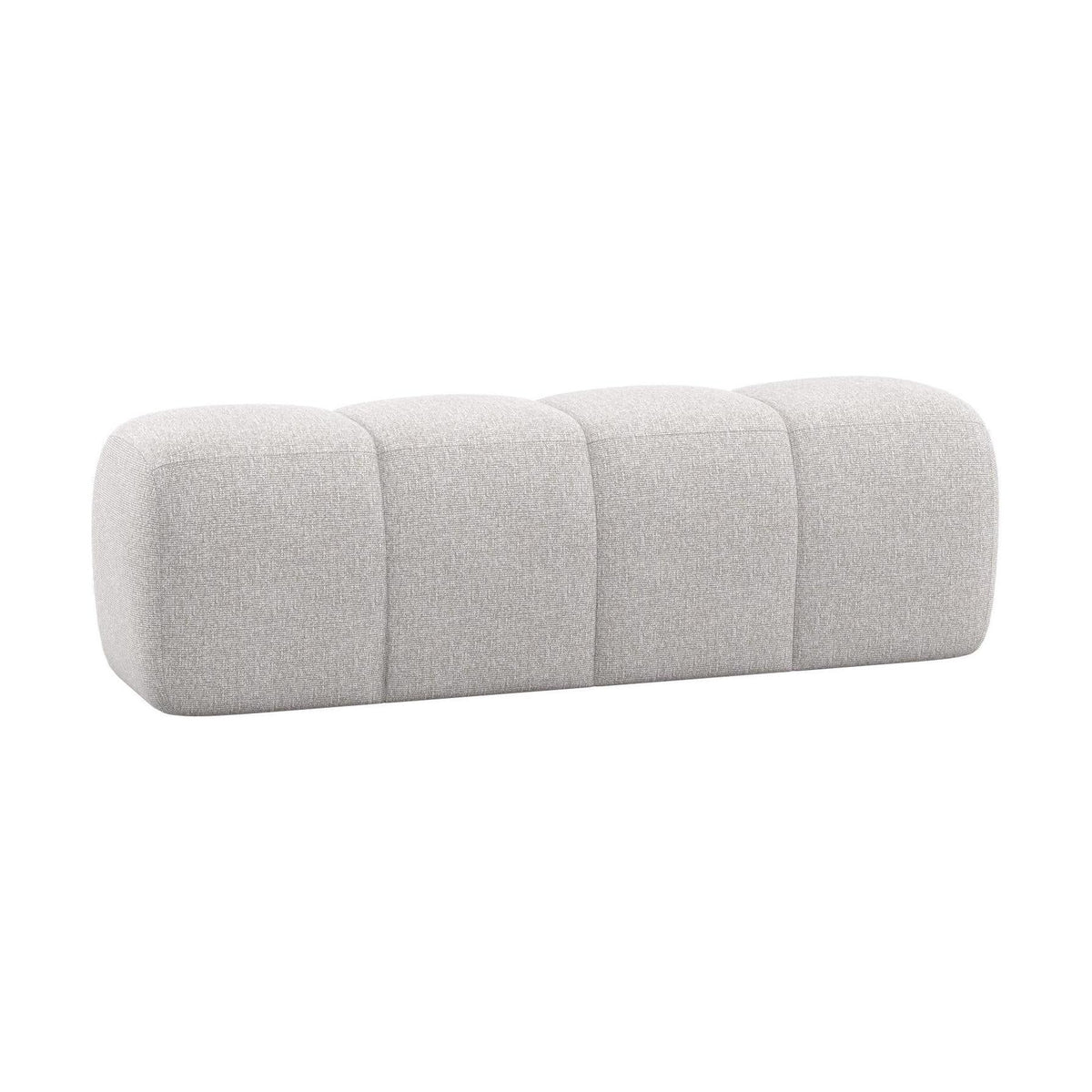 WOOOD Mojo eetbank 164 cm bouclé Ecru