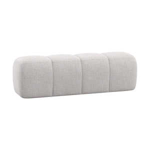 WOOOD Mojo eetbank 164 cm bouclé Ecru