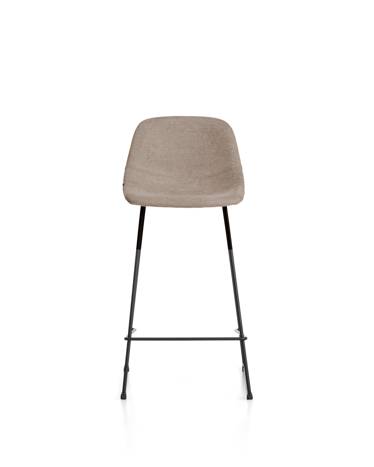 Kave Home Zahara barkruk H76 chenille Bruin