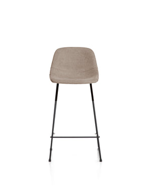 Kave Home Zahara barkruk H76 chenille Bruin