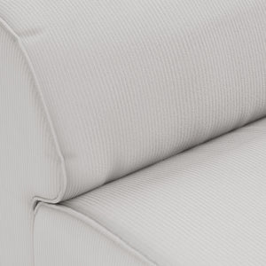 HKliving Flake bank middle XL Corduroy Rib Cream