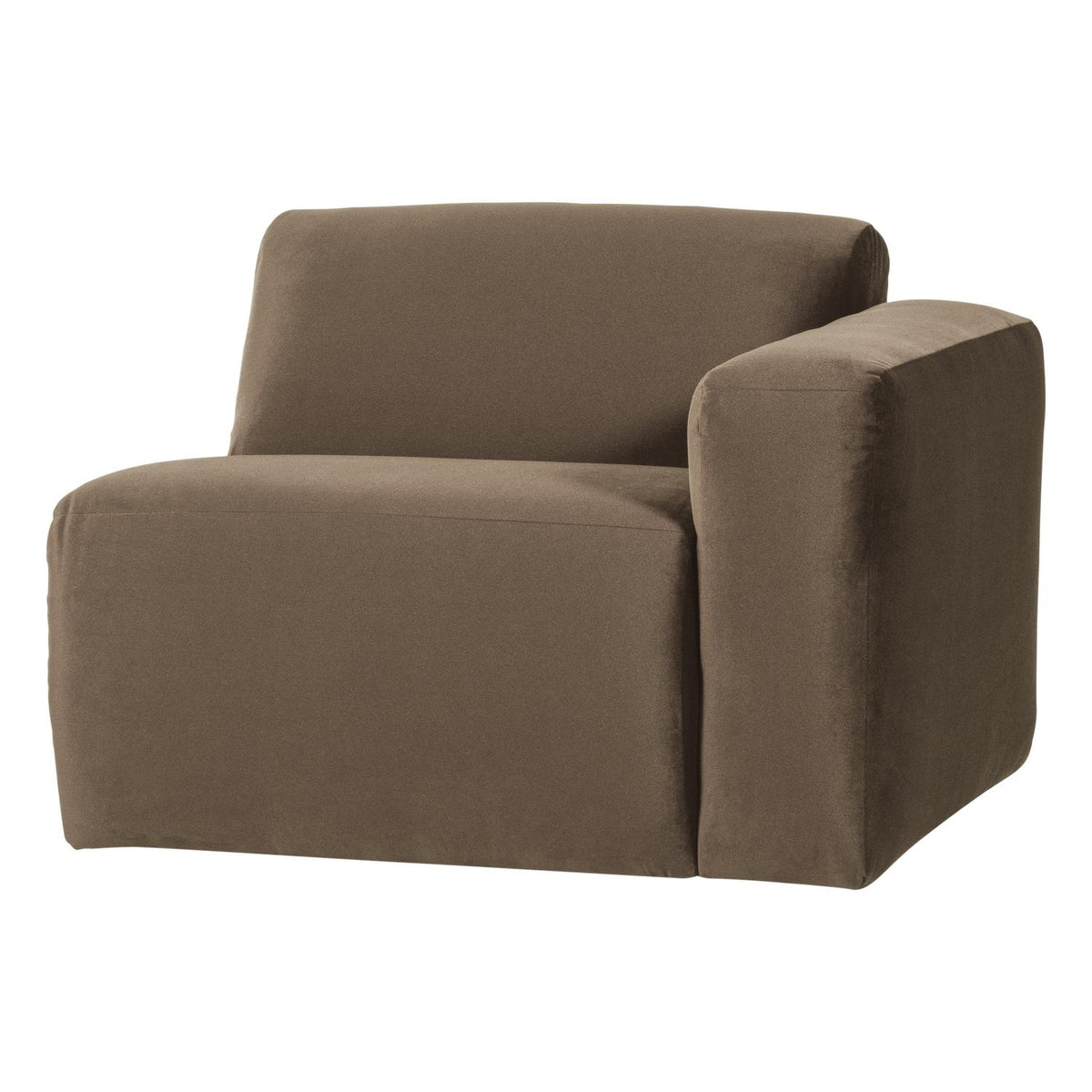WOOOD Mojo Base 1-zits bank arm rechts velvet Taupe
