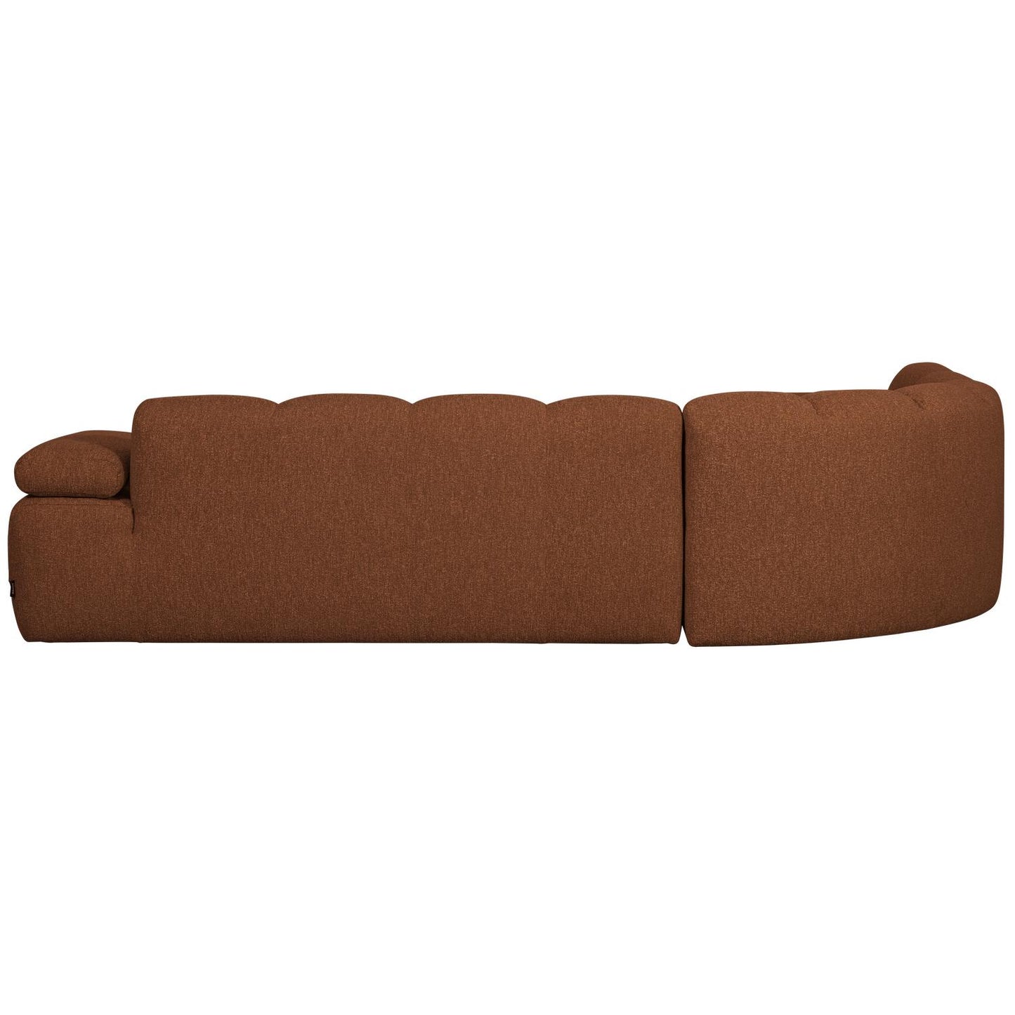 WOOOD Mojo hoekbank links boucle roestbruin melange