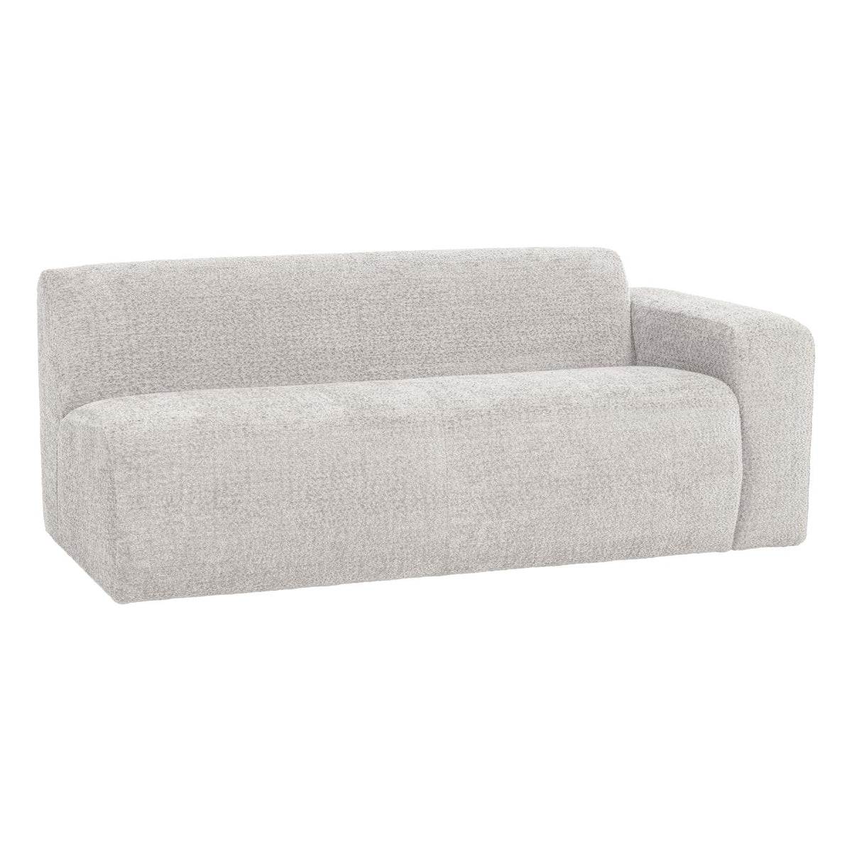 WOOOD Mojo Base 2-zits bank arm rechts wollig Ecru
