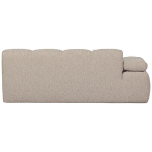 WOOOD Mojo 2-zits bank arm links bouclé Beige Melange