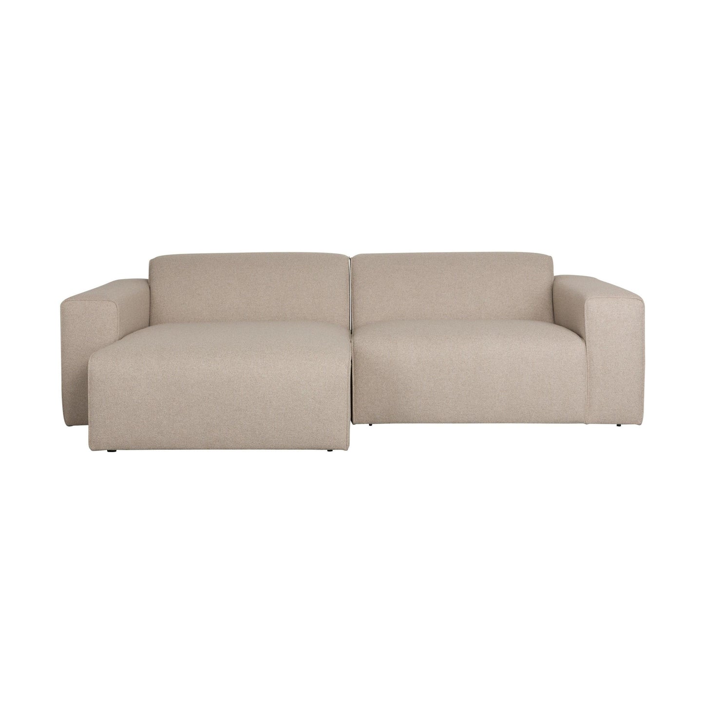 Zuiver Milka 3-zits bank links Cappuccino