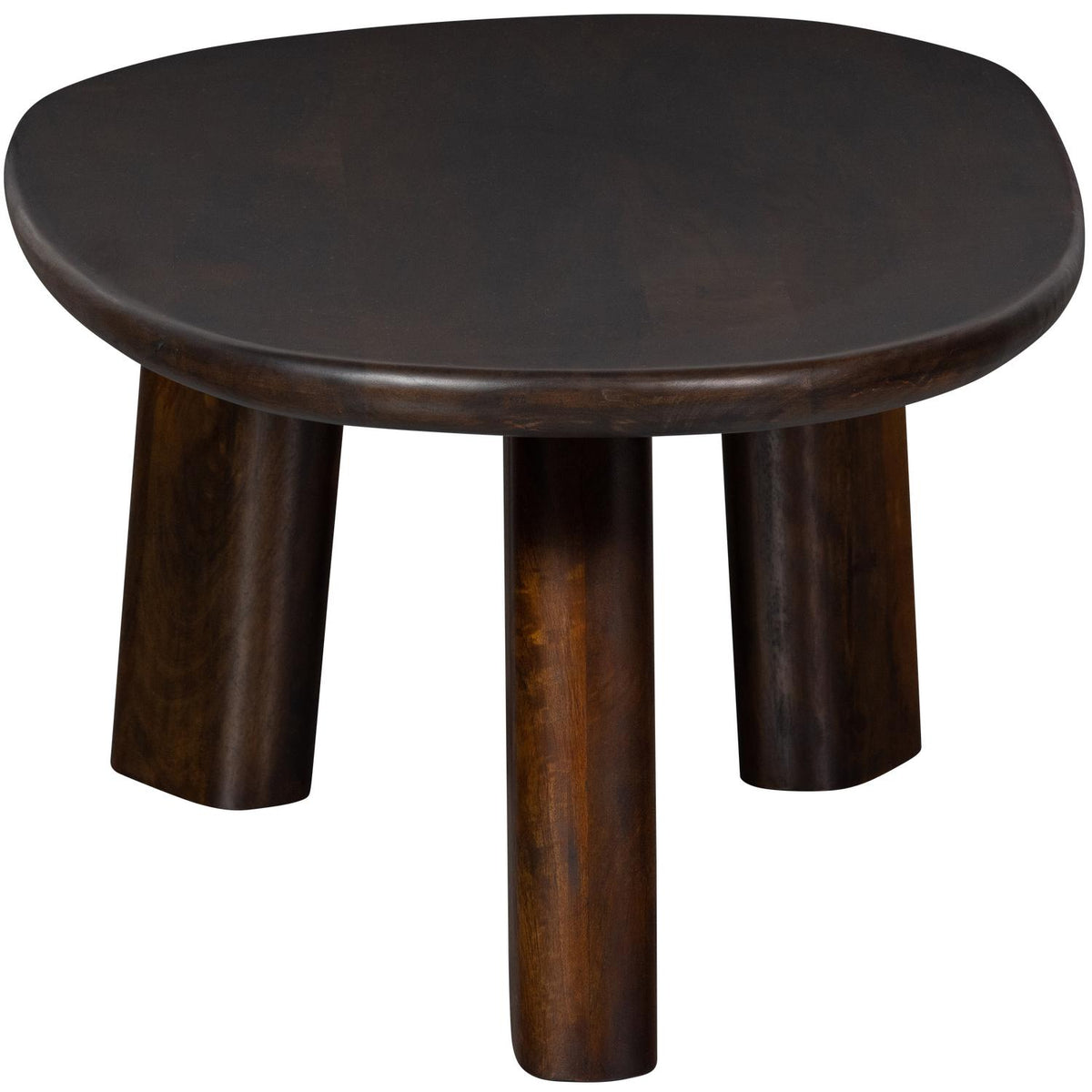 WOOOD Roundly salontafel Donkerbruin