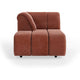 HKliving Wave bank left divan Royal Velvet Magnolia