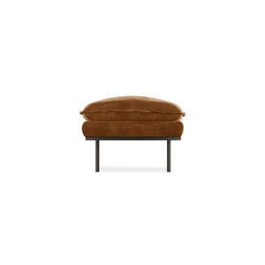 HKliving Retro hocker Royal Velvet Caramel