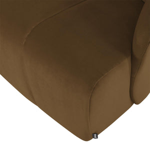 WOOOD Mojo draaifauteuil velvet Honinggeel