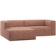 WOOOD Bean chaise longue bank links Terra Melange