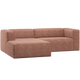 WOOOD Bean chaise longue bank links Terra Melange