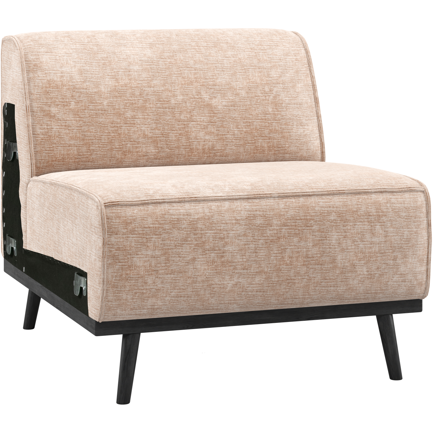WOOOD Statement 1-zits element Chenille Velvet Naturel