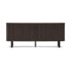 Kave Home Mailen dressoir met 2 deuren essen donkere afwerking