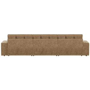 WOOOD Second Date chaise longue bank links velvet Zand