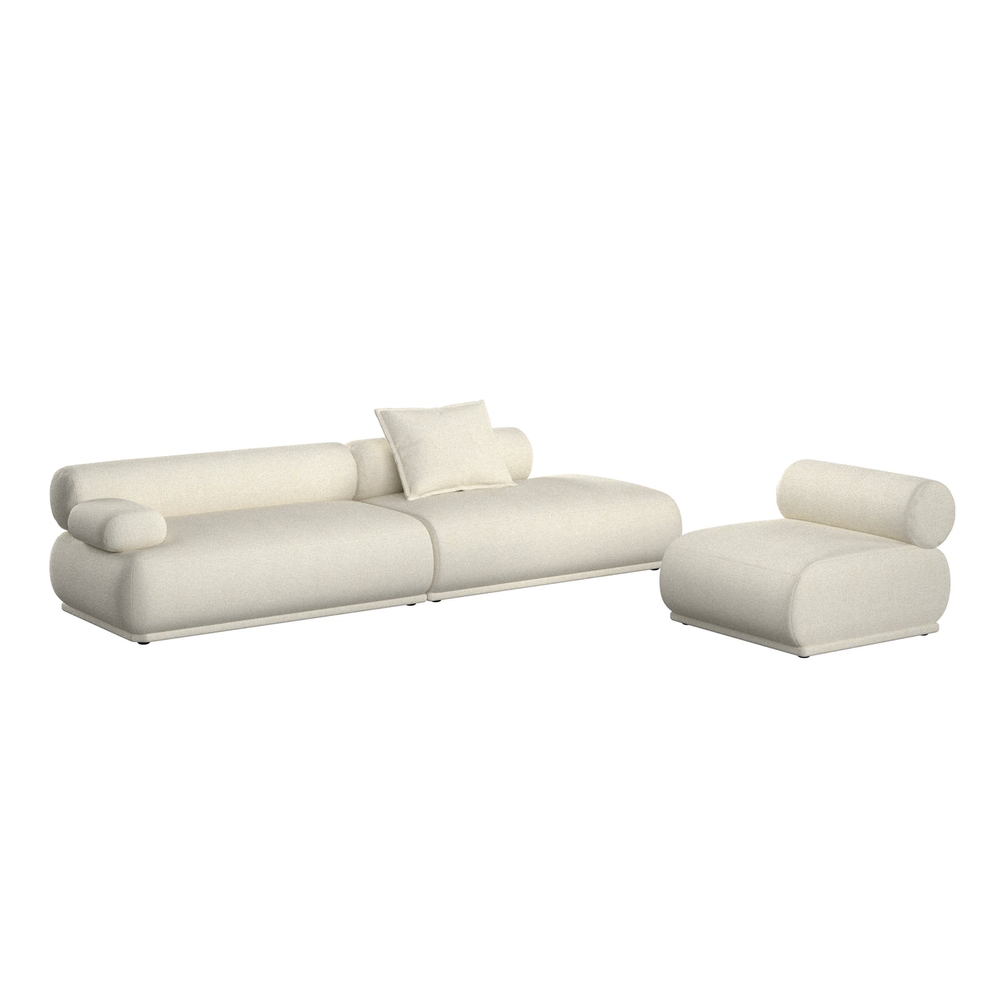 Zuiver Rembrandt 4,5-zitsbank links Beige