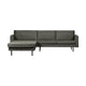 WOOOD Rodeo bank chaise longue links velvet Frost