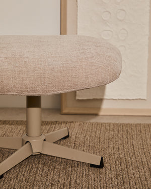 Kave Home Teryl voetenbank chenille Beige
