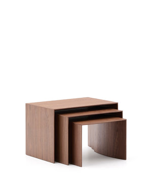 Kave Home Litto bijzettafel set van 3 Brown