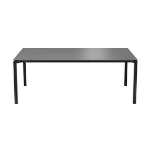 Mobitec Terra T0100 eettafel rechthoek 240x100 cm keramiek Nero poot zwart