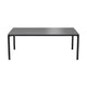 Mobitec Terra T0100 eettafel rechthoek 240x100 cm keramiek Nero poot zwart