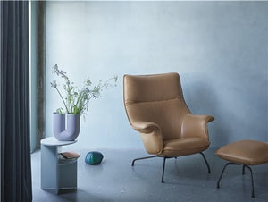 Muuto Doze hocker Ocean 80 vierpoot anthracite black