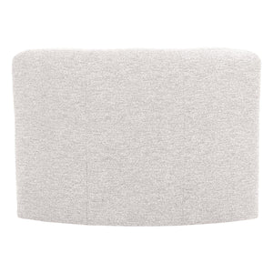 WOOOD Mojo Base eetbank hoek met rugleuning bouclé Ecru