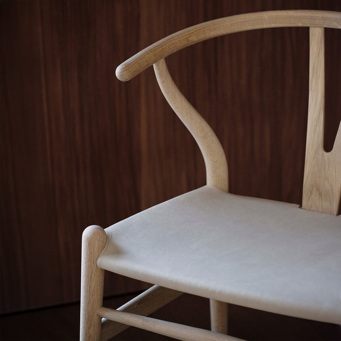 Carl Hansen & Søn CH24P Wishbone eetkamerstoel - geolied eikenhout leder Loke 7060